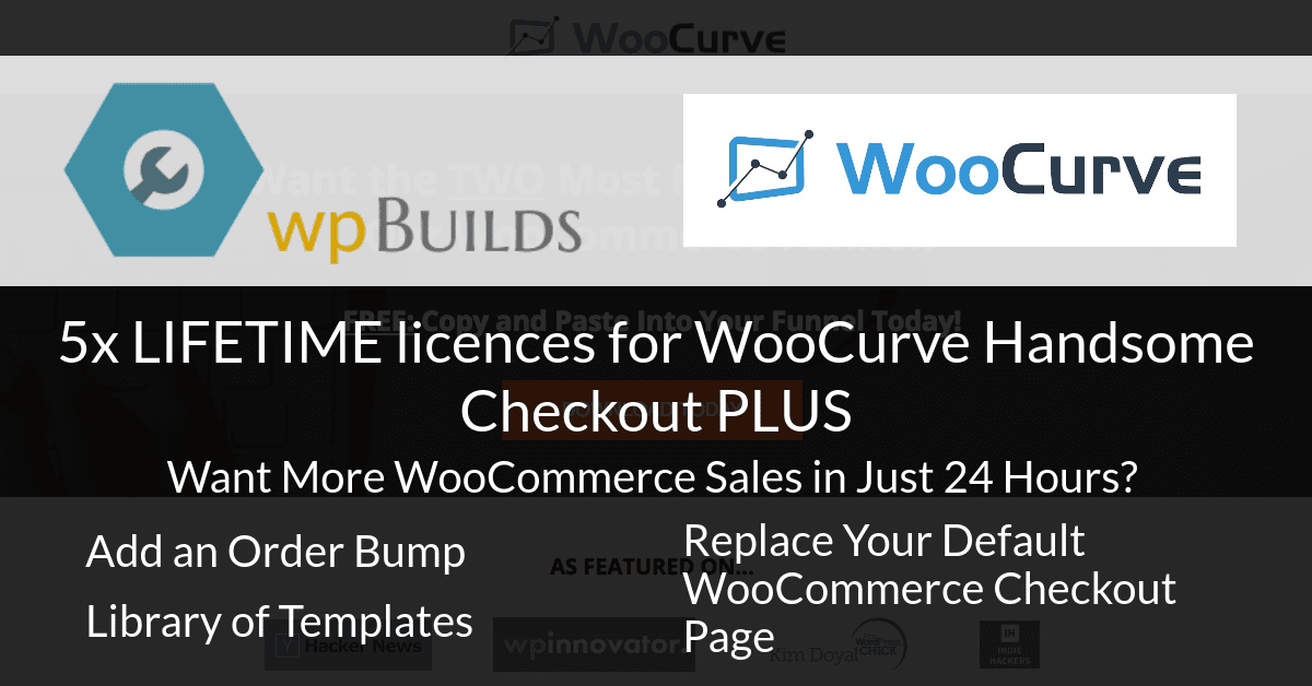 Win one of 5 LIFETIME licences for WooCurve Handsome Checkout PLUS
