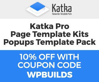 Katka Pro 10% off - WP Builds WordPress News