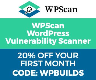 20% off WP Scan with WP Builds WordPress podcast