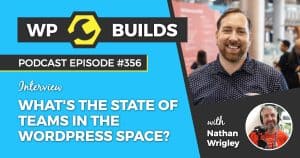 'What's the state of teams in the WordPress space?' - WP Builds Weekly WordPress Podcast